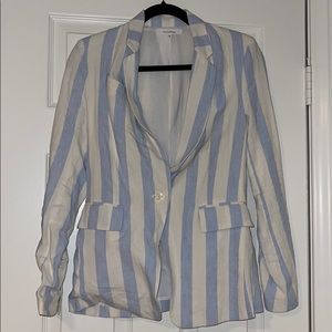 Linen Blazer and Shorts Matching Set